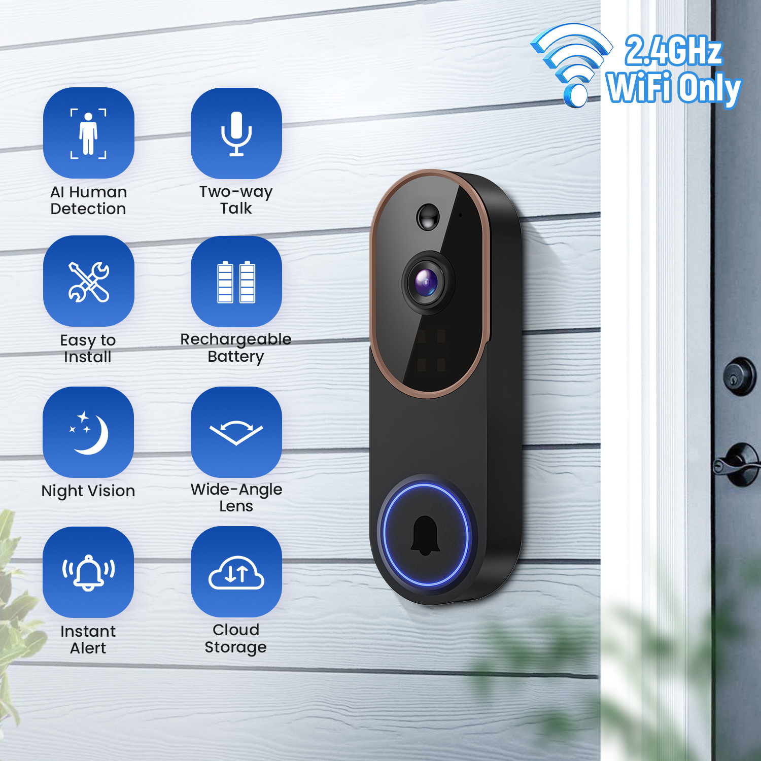 Outdoor Smart Doorbell Camera