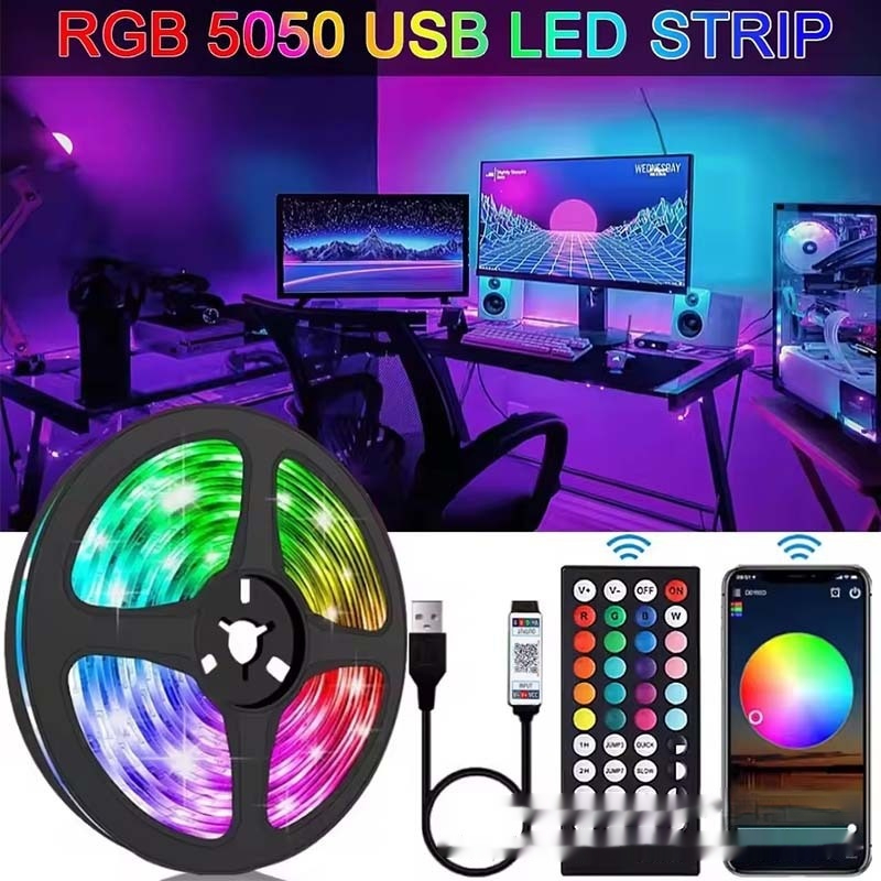 RGB Light Strip USB Low Voltage 5V Bluetooth APP Decorative Ambient Light