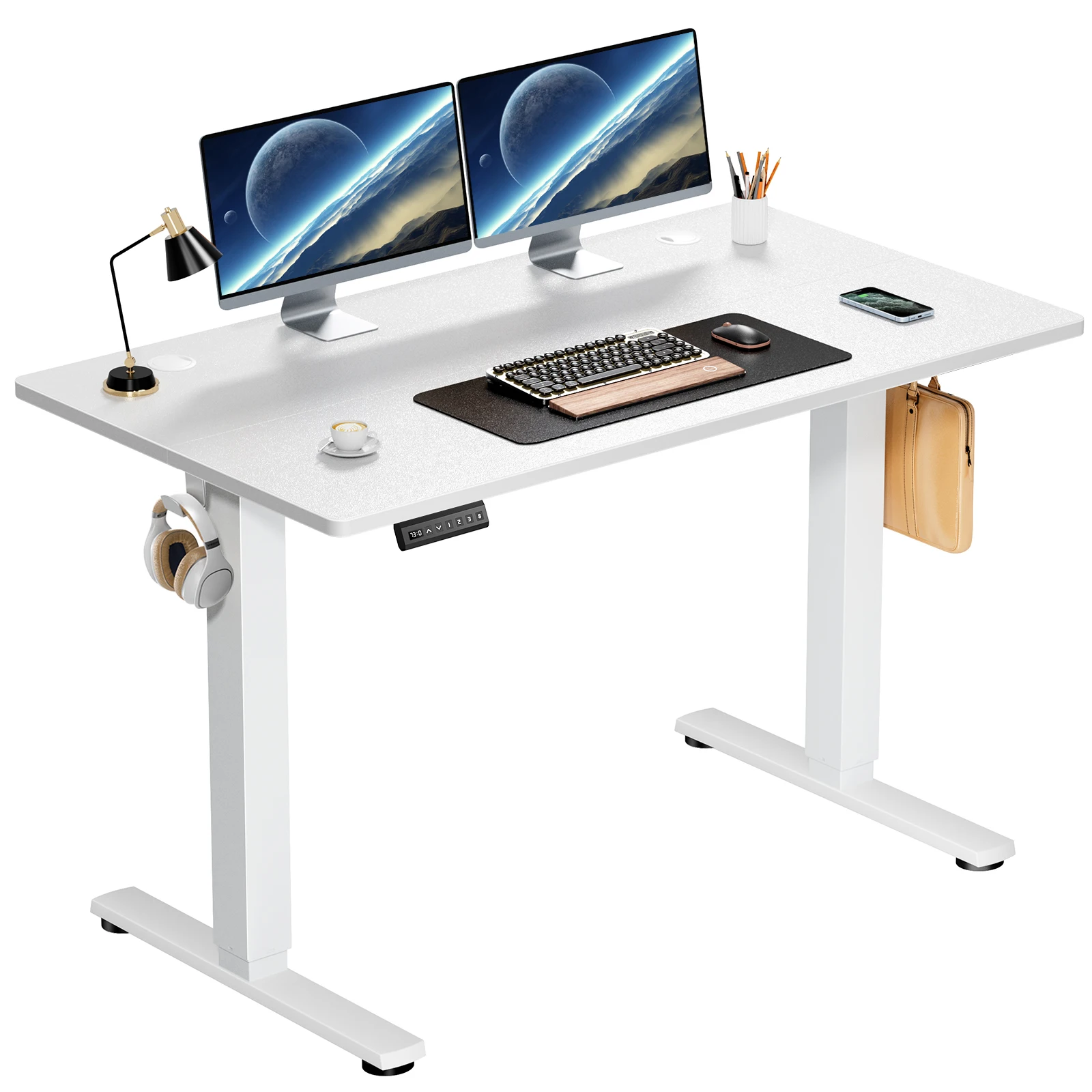 JHK Electric Standing Desk Height Adjustable 40x24 Inch Stand Up Sit Stand Computer Desk Workstation Ergonomic Work Table alt