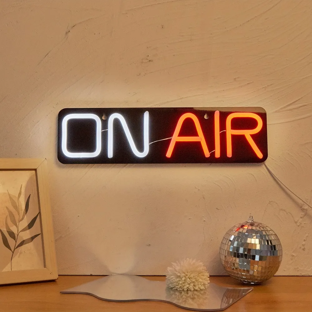 ON AIR LED Neon Sign - Studio &amp; Room Decor